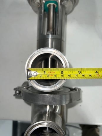 2" Tri-Clover #761-21M-20L-2-SFY-316L, Sanitary 3 way Valve Actuator, un - Image 4