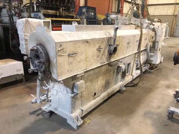 4.5" Pelletizing line, Stainless Steel water trough, Cumberland pelletizer, Witte 2 deck classifier - Image 3