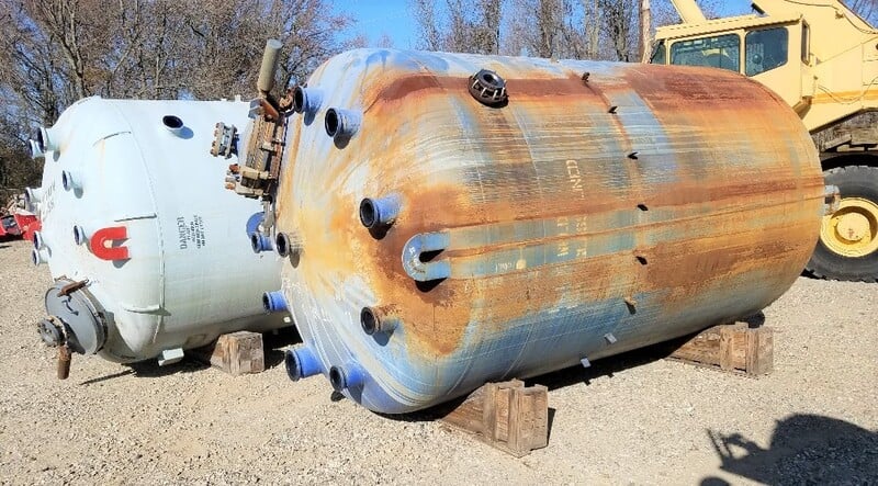 4000 gallon Pfaudler #CV90-4000-90, Glass Lined Pressure Vessel, 90/FV psig @450 degrees Fahrenheit, 15' - Image 3