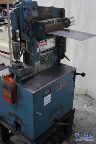 2" x 2" x 1/4" Scotchman #207J42080, hydraulic ironworker, 18 ton, 3 HP, 50 SPM, #74989 - Image 9