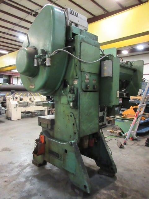 45 Ton, Minster #5, OBI press, 3" stroke, 12.75" Shut Height, 90-180 SPM, Eddy current drive, 7.5 HP - Image 4