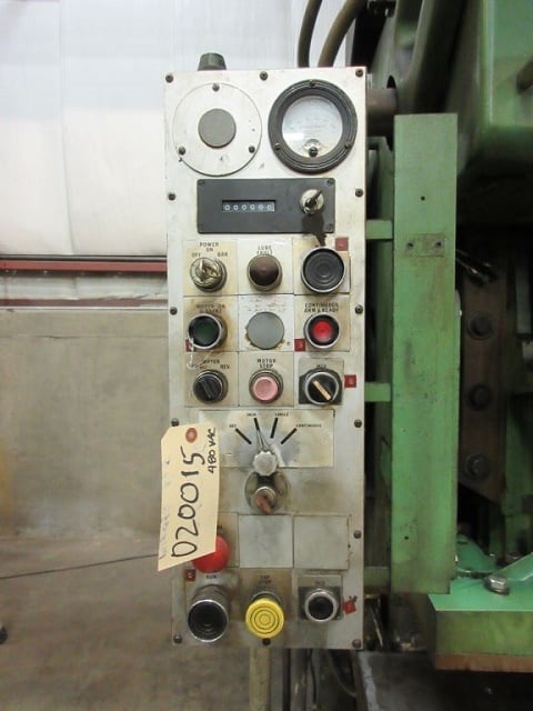 45 Ton, Minster #5, OBI press, 3" stroke, 12.75" Shut Height, 90-180 SPM, Eddy current drive, 7.5 HP - Image 7