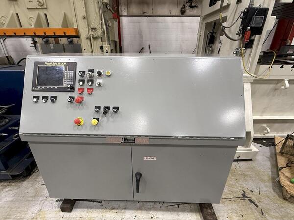 300 Ton, Eagle #SC2-300-108-48, straight side double crank mechanical press, 12" stroke, 38" Shut Height, air - Image 7