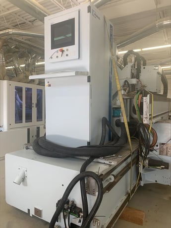 Homag #BOF-3111/37/15/R, CNC Router, 60" x 144" working area, Gridded, Pneumatic reference stops, Vacuum - Image 5