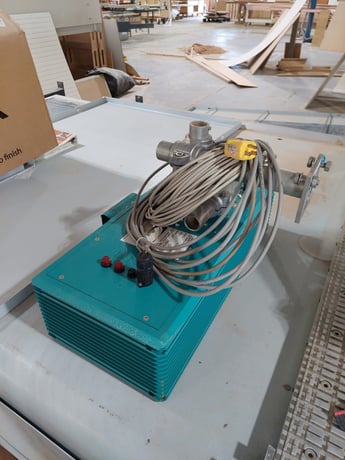 Homag #BOF-3111/37/15/R, CNC Router, 60" x 144" working area, Gridded, Pneumatic reference stops, Vacuum - Image 8