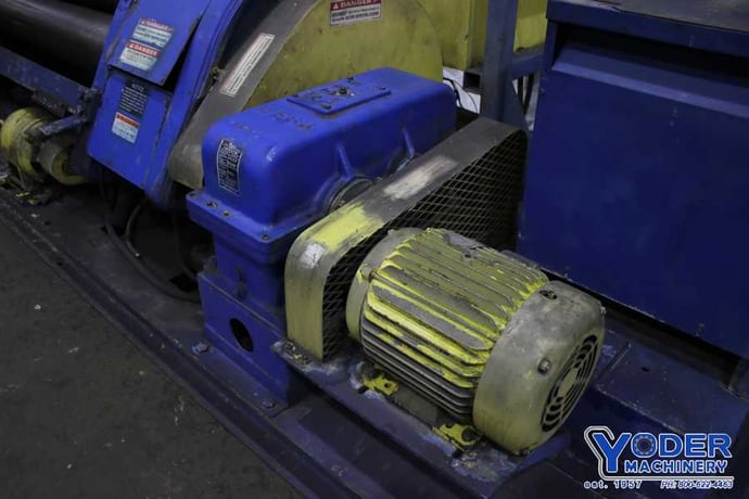 6' x 1/2" Webb #6L-CPR, initial plate rolls, 9" roll diameter, 3 rolls driven, rebuilt 2011, #75890 - Image 4