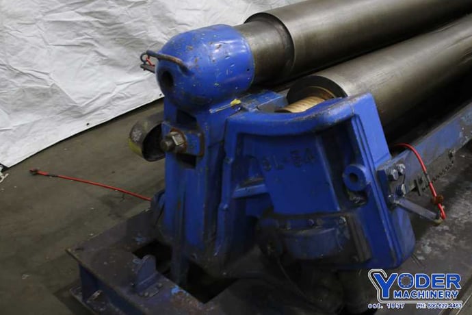 6' x 1/2" Webb #6L-CPR, initial plate rolls, 9" roll diameter, 3 rolls driven, rebuilt 2011, #75890 - Image 9