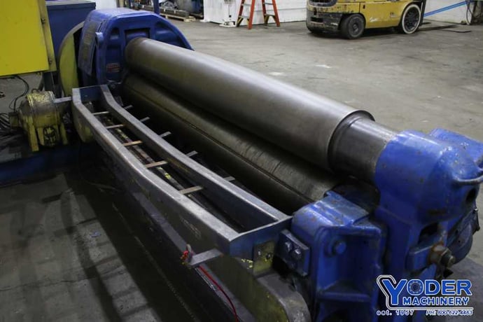 6' x 1/2" Webb #6L-CPR, initial plate rolls, 9" roll diameter, 3 rolls driven, rebuilt 2011, #75890 - Image 10