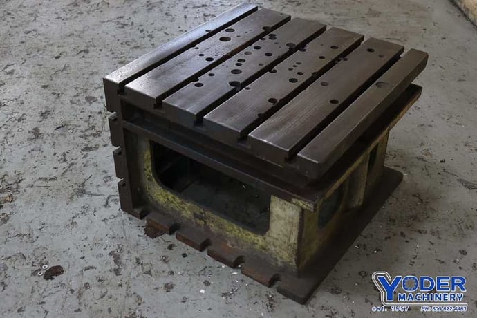 Carlton T-slot box drill table, 28 x 28 x 20, #66499 - Image 5