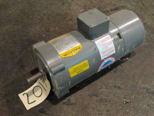 5 HP 1725 RPM Baldor Electric Motor, Frame 56C, TE, 208-230/460 Volts, 3 phase, 60 Hz - Image 1