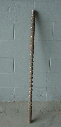 1.75" Extruder Screw, 3'- 11-5/8" overall length - Image 1