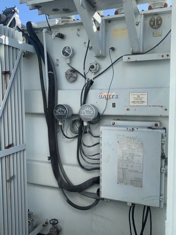 7.5/10.5 MVA 34500 Delta Primary, 4160Y/2400 Secondary, Carte, substation transformer - Image 4