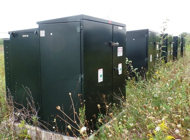 75 KVA 27600 Delta Primary, 460Y/265 Secondary, ABB, padmount transformer, 2013 - Image 2