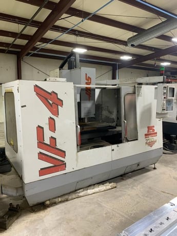 Haas #VF-4, CNC vertical machining center, 20 automatic tool changer, 50" X, 20" Y, 25" Z, #40, 15 HP, 52" - Image 1