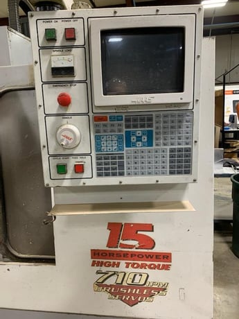 Haas #VF-4, CNC vertical machining center, 20 automatic tool changer, 50" X, 20" Y, 25" Z, #40, 15 HP, 52" - Image 2