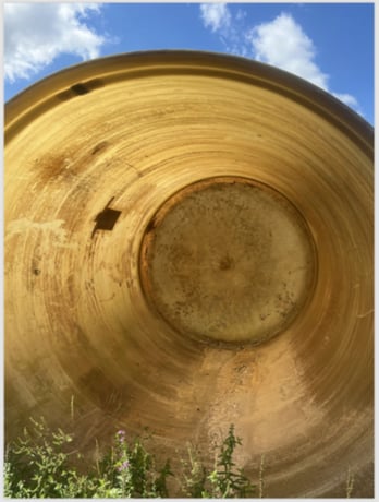 5000 gallon Vertical Fiberglass Storage Tank - Image 3