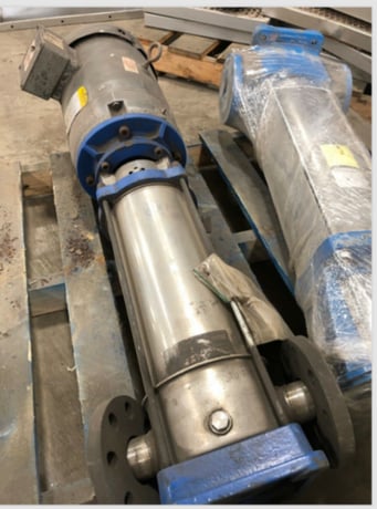 10 HP 3450 RPM Baldor VM3711T, Industrial Motor with PVF 10-120 Nema Pump - Image 1
