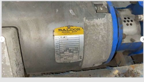 10 HP 3450 RPM Baldor VM3711T, Industrial Motor with PVF 10-120 Nema Pump - Image 3