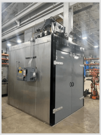 84" width x 102" L x 90" H AIS Finishing Systems, Convection Powder Coating Batch Oven - Image 1