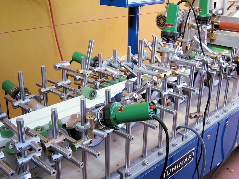 Unimak #PW-35F55-PC+EAU-3, Hot Melt Profile Wrapper, (5.5) meters long (18' ) overall length, (22) drive - Image 2