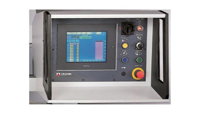 Cam-wood #TX-P330X, Front Load Automatic Panel Saw, 126" max rip cut & pull-back, 15 HP, saw blade motor, 1" - Image 2