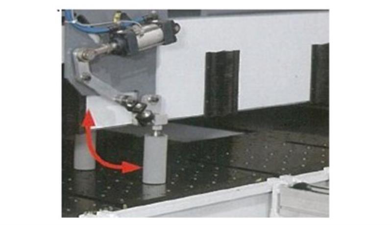 Cam-wood #TX-P330X, Front Load Automatic Panel Saw, 126" max rip cut & pull-back, 15 HP, saw blade motor, 1" - Image 7