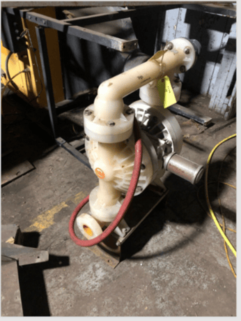 2" Wilden #P800 Polypropylene Air Operated Double Diaphragm Pump - Image 1