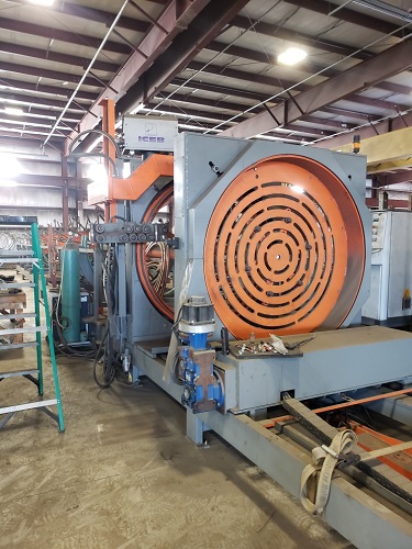60" Schnell #GTM200/1500/18E, cage making rebar machine, 2009 - Image 1