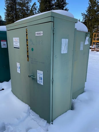 500 KVA 24940Grdy/14400 Primary, 480Y/277 Secondary, ABB, padmount transformer - Image 1