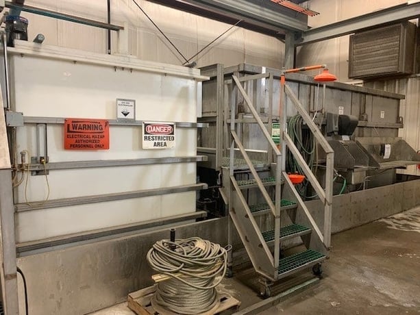 Electropolish #System, Electroplishing System, 2500 gallon Poly tank, hoses, gauges, controls, walkway, 2017 - Image 8