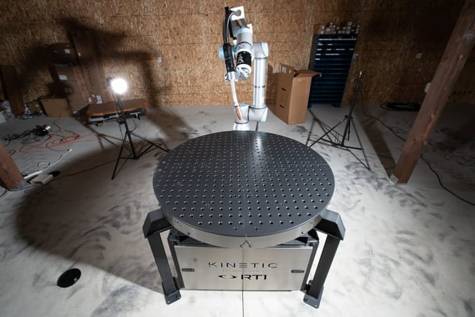Kinetic Technologies, RT1, Robotic Welding Table, 10 RPM, 34" central height, 2022 - Image 4