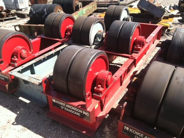 30 Ton, Ransome #BIRR-60, tank turning roll idlers, 60000 lb., rent or purchase - Image 1