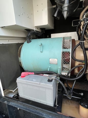 110 KW Multiquip #DCA125SSJU, trailer mounted, sound attenuated enclosure, Tier 4i, 15485 hours, 2013, $30k - Image 3