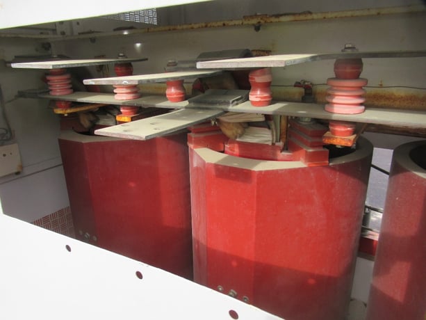 1000/1400 KVA 13800 Primary, 480/277 Secondary, General Electric, 3 phase, copper substation transformer - Image 3
