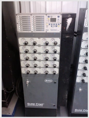 Nordson #SureCoat Automatic 10 Gun Powder Coating System w/Versa Spray II Guns - Image 2
