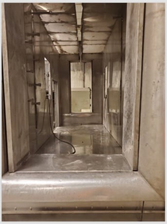 Illinois Tool Works MCRS Reclaim Powder Booth 3x7 Part Opening Booth Mover System #B-289 - Image 5