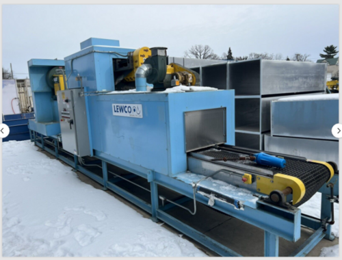 24" width x 19" H Lewco Industrial 350 Deg. Electric Belt Conveyor Oven - Image 1