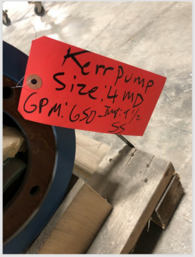 Kerr Stainless Steel Pump, Size 4 MD, 650 GPM, 9-1/2" IMP - Image 3
