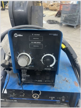 Miller #Deltaweld-302, MIG Welder Package w/ Wire Feeder, 230/460/575, Low Hours - Image 6