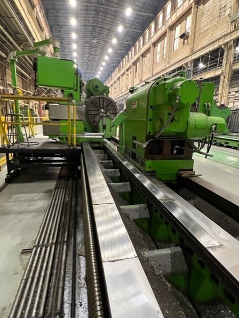 56" x 240" Farrel-Betts, lathe w/live spindle & C-Axis, Fanuc 0iTD, rebuilt & retrofit 2015 - Image 7