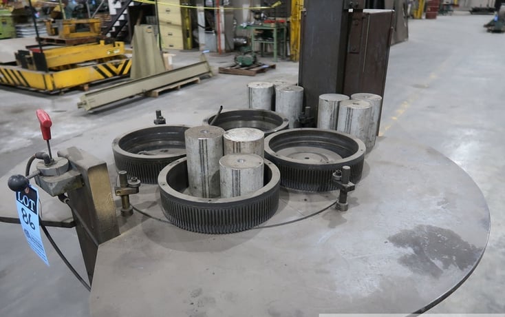 24" Speedlap #24BTW", timer, water cooled, (4) 9" retaining rings, extra lapping plates & tooling - Image 4