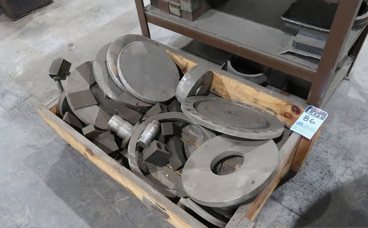 24" Speedlap #24BTW", timer, water cooled, (4) 9" retaining rings, extra lapping plates & tooling - Image 6
