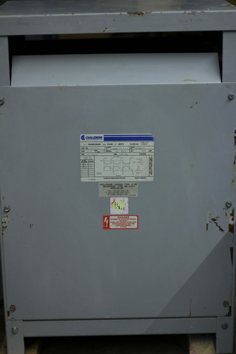 27 KVA 460 Delta Primary, 460Y/266 Secondary, Challenger 272-LP3T transformer, 1 yr warranry - Image 1