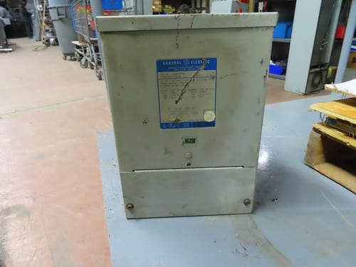 5 KVA 240/480 Primary, 120/240 Secondary, General Electric 9T21B1004G02 type QMS transformer, 1 yr warranty - Image 7