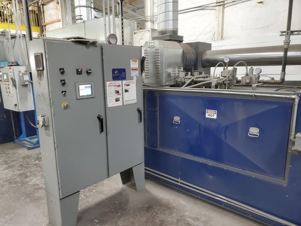 4-Gun Flatline Spray System, Deimco/Blasdel #Custom, 60" wide oven, 1-3/4" part height capacity, 84" width x - Image 4