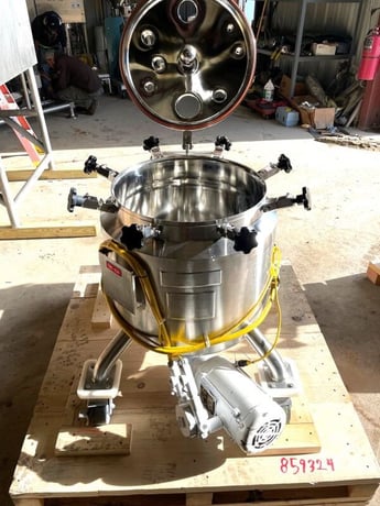 26 gallon Mueller, Sanitary Reactor w/Bottom Mounted Mixer, 20" diameter x 20" T/T, 3' 3" OAH, 1/4 HP - Image 2