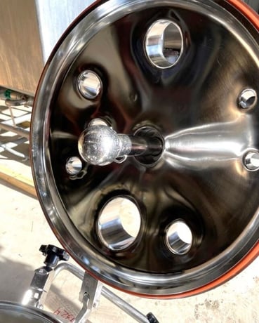 26 gallon Mueller, Sanitary Reactor w/Bottom Mounted Mixer, 20" diameter x 20" T/T, 3' 3" OAH, 1/4 HP - Image 4