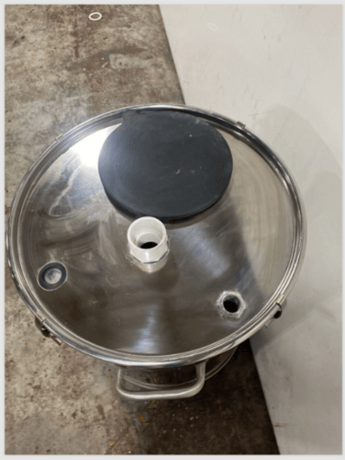 Nordson NHR 50lb Fluidizing Powder Hopper, Nordson Hopper NHR-2-50 - Image 2
