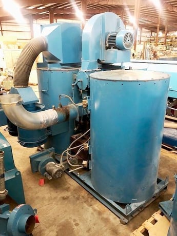 Novatec desiccant dryer with touch screen control, includes (2) approx 1000 lb. hoppers w/receivers - Image 8