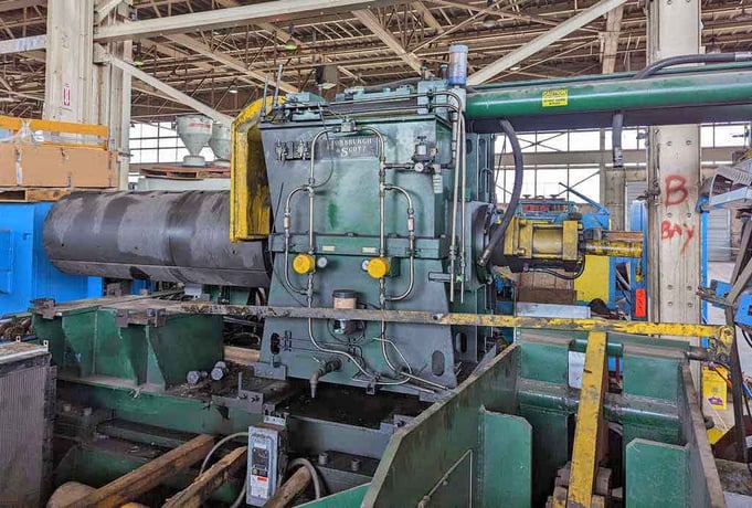 60000 lb. Pro-Eco, recoiler, 83" drum face, hydraulic clamp & expansion, 24" dia. drum, 1994 - Image 1